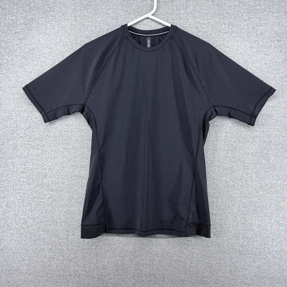 Ten Thousands The Fight Rashguard Shirt Men Size Large Black Activewear